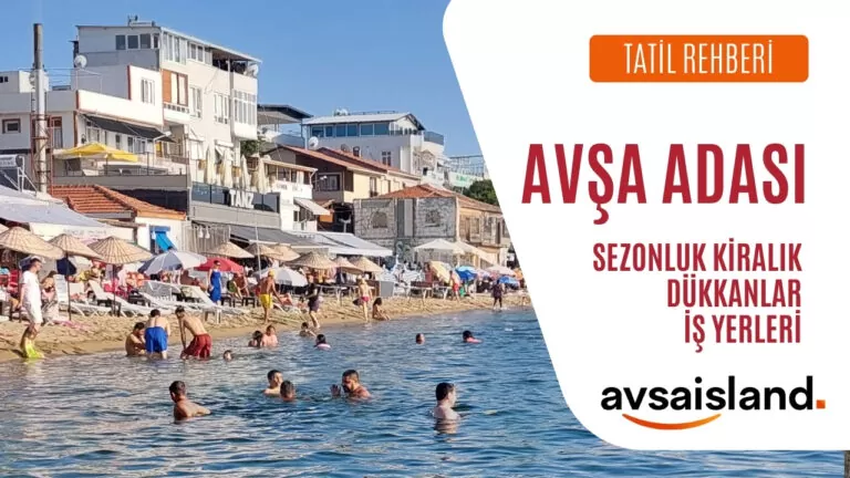 Avşa Adası Sezonluk Kiralık ve Satılık Dükkanlar 2026