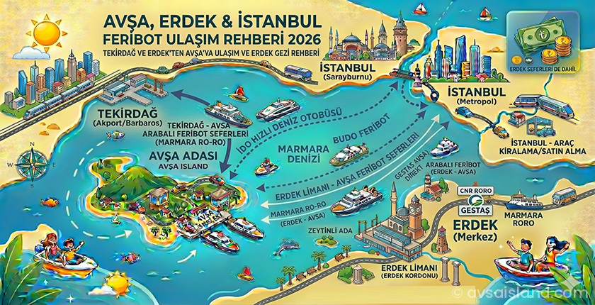 Avşa Feribot Ücreti 2026 Yılında Ne Kadar?