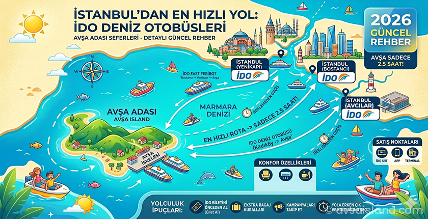 Istanbul Dan Avsa Adasi En Hizli Ulasim